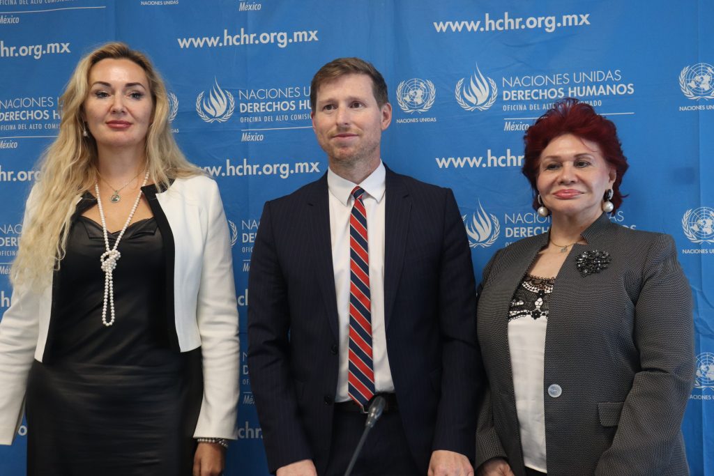  Matthew Gillett, Ganna Yudkivska y Miriam Estrada-Castillo (Ecuador), integrantes del Grupo de Trabajo de las Naciones Unidas sobre la DetenciónArbitraria.